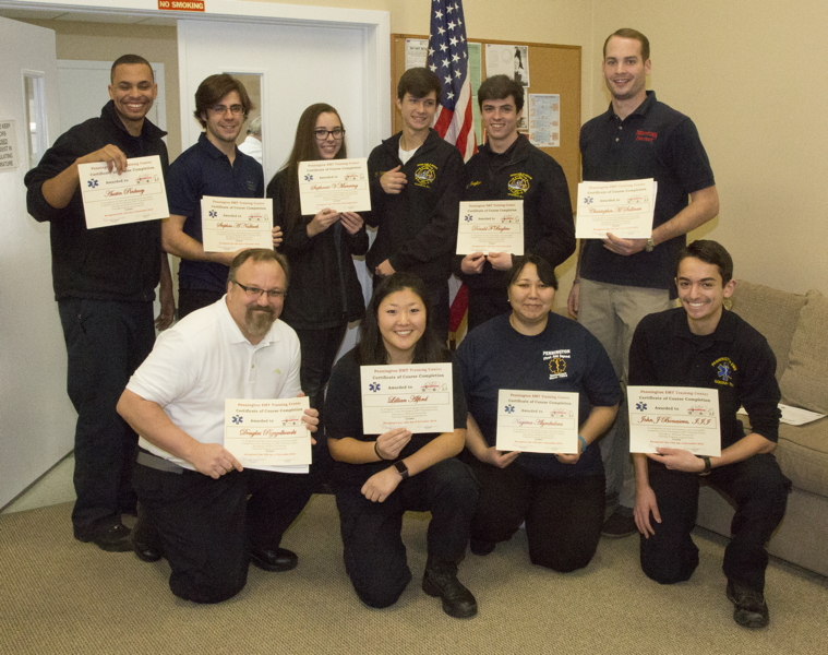 2016 Fall EMT class graduation