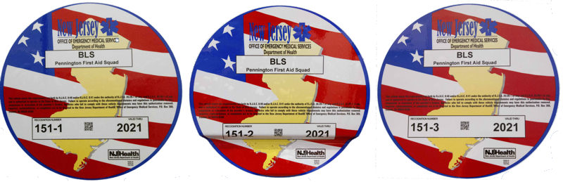NJ state certified seals