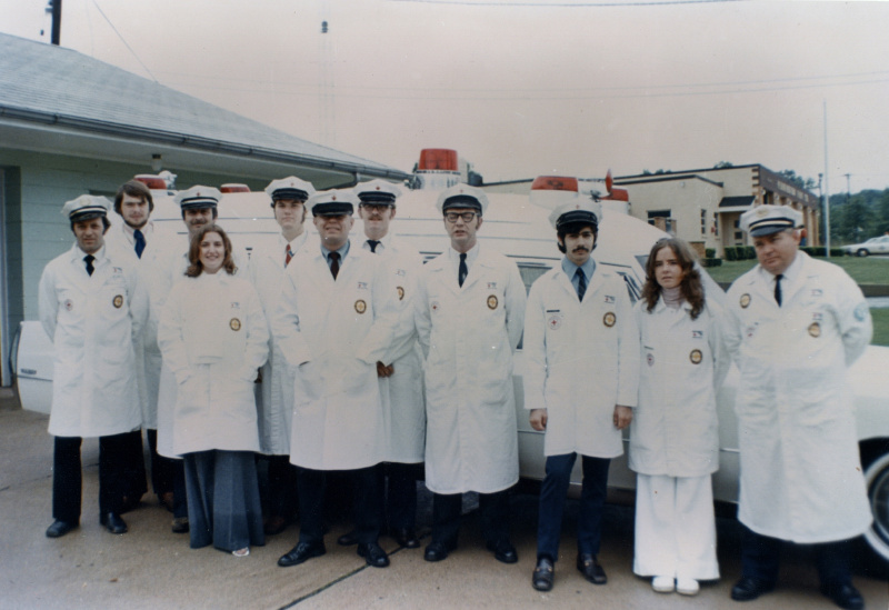 Click on image to return to catalog historic_photos/images_large/circa_1970_uniforms_and_Cadillac.jpg